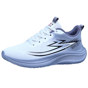 秋冬季皮面运动鞋男款潮流百搭跑鞋学生防水防滑超轻休闲旅游鞋子