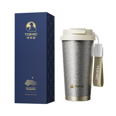 tomic特美刻纯钛双饮咖啡杯