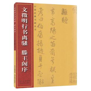 文徵明行书离骚滕王阁序 历代名家名帖经典 繁体旁注碑帖行书毛笔字帖 毛笔行书书法练字帖 明文征明草书临摹字帖中国经典书画丛书