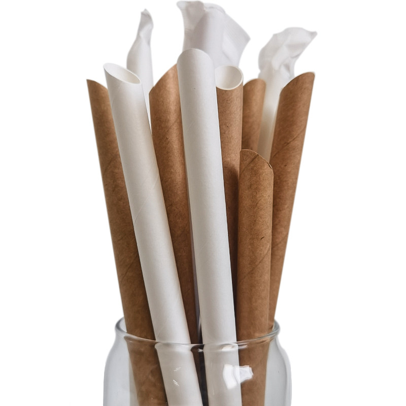 珍珠奶茶一次性纸质粗加厚大吸管