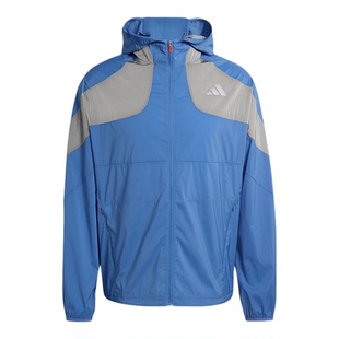 阿迪达斯2025年冬季男子连帽箱根限定系列跑步运动连帽外套KB1492