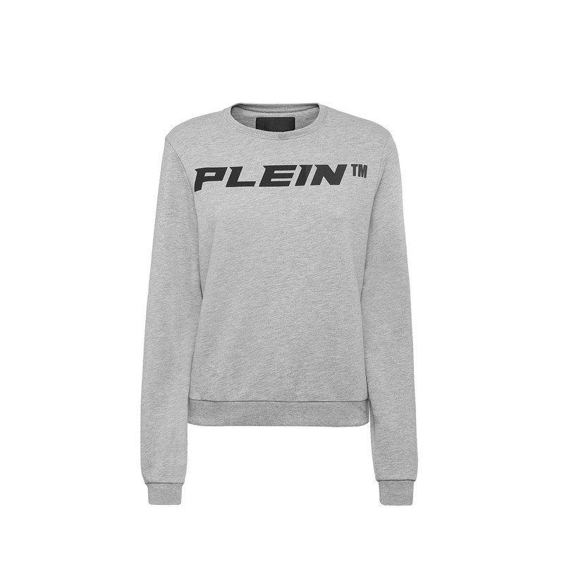 PHILIPP PLEIN 女士PLEIN™圆领卫衣长袖上衣字母印花宽松