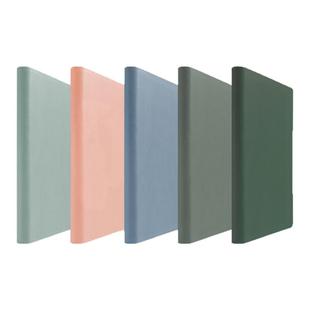 B6便携式轻巧手账本PU仿皮随身方格横线本随身便携学习笔记本简约记事本小清新多功能新款手账本子可定制logo