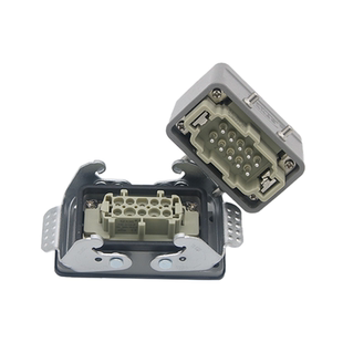 重载连接器10芯航空插头插座HE-10-M/F16A方形矩形热流道哈亭唯恩