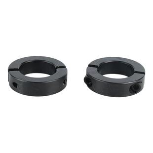 45钢分离型光轴固定环止动夹紧环夹轴器轴套轴承定位米思米不锈钢