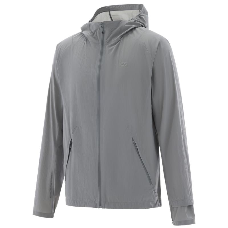 KOLON SPORT可隆皮肤衣徒步外套登山轻量上衣防风自收纳夹克夏季