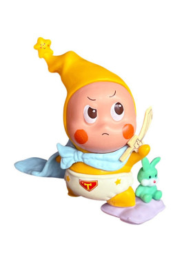 潮玩盲盒萌粒改娃星星人公仔摆件