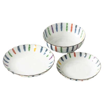 十草纹彩绘家用日本陶瓷餐具