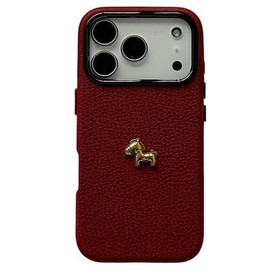 立体小金马适用苹果手机壳