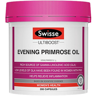 澳洲swisse月见草油软胶囊200粒呵护女性调理保健保养卵巢斯维诗