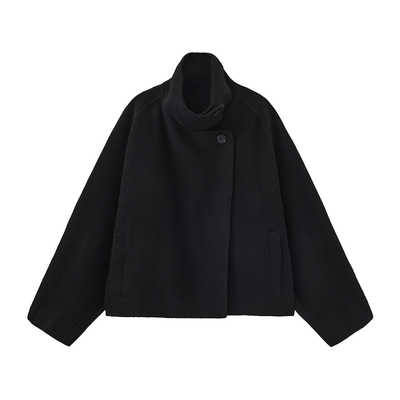 CUBIC极简休闲风宽松立领外套