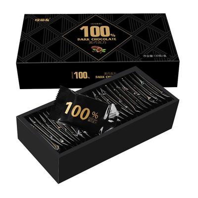 100%每日纯黑巧克力大份量5盒