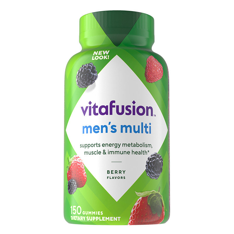 vitafusion男士复合维生素软糖AD多种女维MAN力糖