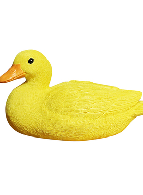 树脂仿真动物浮水鸭子摆件