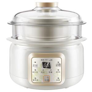 天际隔水炖白瓷双层家用煲炖汤锅