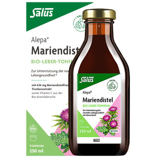 Salus莎露斯熬夜奶蓟朝鲜蓟水飞蓟护干养肝肝脏保健品解酒250ml