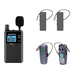 无线讲解器导览机一对多蓝牙耳机企业会议商务接待培训耳麦电子团队讲解器 比西特511R/911R博物馆导游讲解器