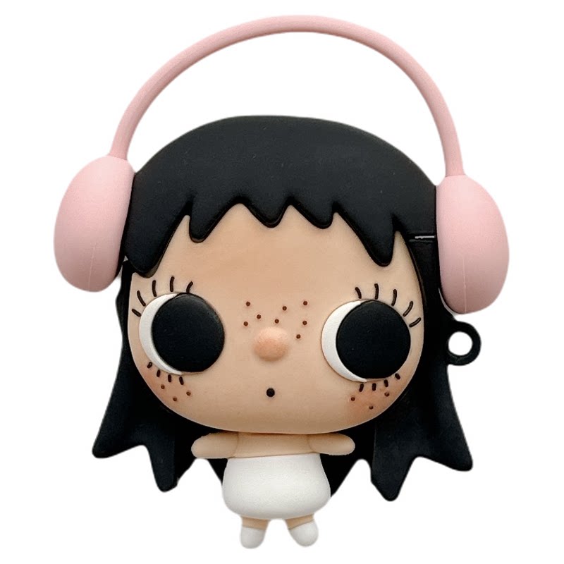 MoreRex 立体软硅胶耳机小玉卡通适用苹果AirPods4保护壳airpods1/2/3蓝牙无线耳机套airpodspro二三四代新款