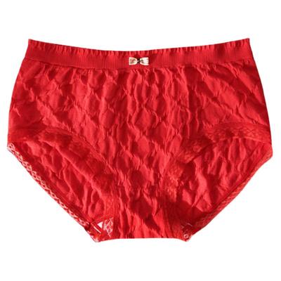 本命年大红色内裤大码胖mm300斤