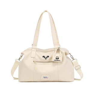 meowbunny熊猫抱抱 少女ins风单肩包女日系斜跨大容量上课包通勤