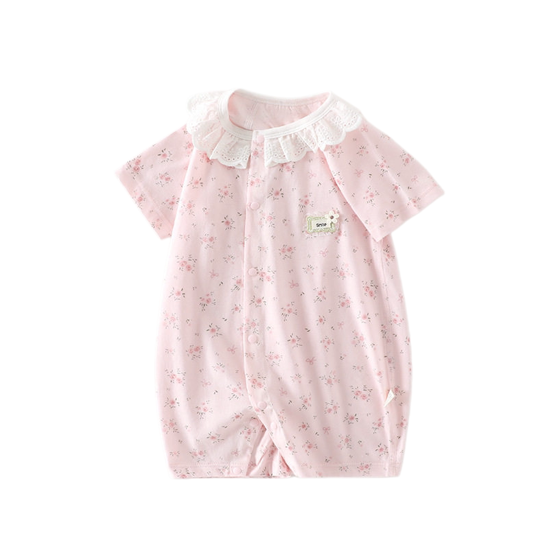 【撤柜专区】品牌专柜 新生婴儿连体衣夏薄款哈衣宝宝短袖衣服