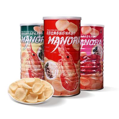 泰国进口香酥虾蟹味木薯片零食品