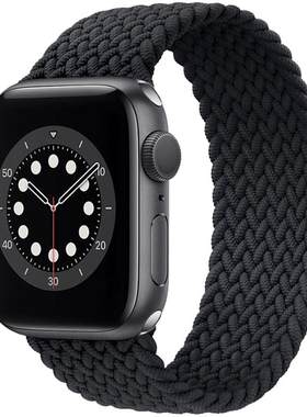 适用iwatch表带官方同款单圈编织