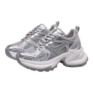 Aquascutum雅格狮丹1851百年英伦风时尚女鞋透气增高厚底休闲鞋子