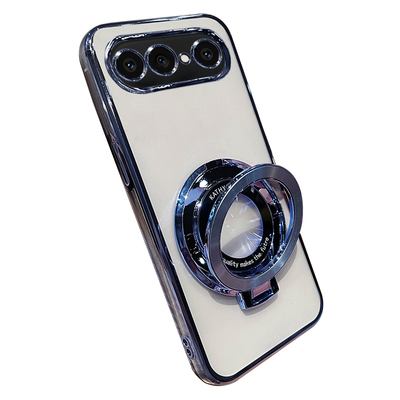 适用vivoS50Promini闪粉带支架壳