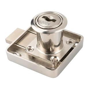 老式办公桌抽屉锁文件柜床头衣柜门橱柜子C级家具暗装抽屈锁通用