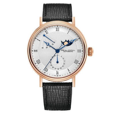 正品海鸥男士商务休闲机械表手表