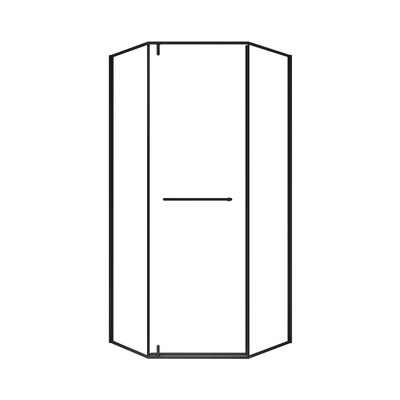 圣莉亚钻石型内外开淋浴房窄边框