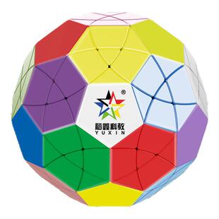 裕鑫正品足球五魔方12轴32面体丝滑斜转异形立体实色收藏纪念品礼