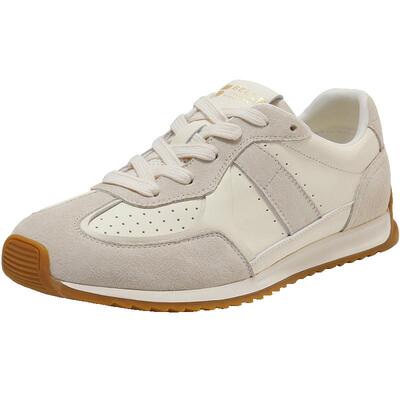 百丽女鞋子厚底阿甘鞋秋冬新款薄底复古运动休闲鞋E4N1DCM5