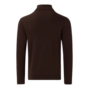 Aquascutum/雅格狮丹秋冬新品男士高领羊毛针织衫打底衫毛衣通勤