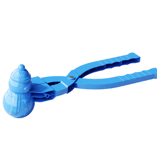 儿童雪球夹子玩雪工具冬天夹雪神器玩具小鸭户外下堆雪人模具套装