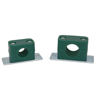 轻型塑料管夹内六角安装孔固定水管钢管铁管圆管电线液压管夹管卡