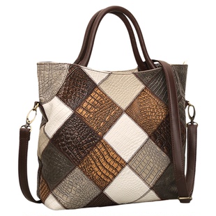 高级感托特包女士2024新款包包通勤大容量真皮小众手提单肩斜挎包