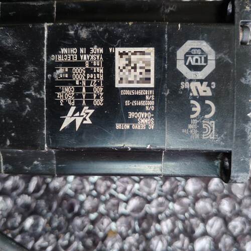 【询价】安川sgmms-04adc6e伺服电机，成色如图，功适用