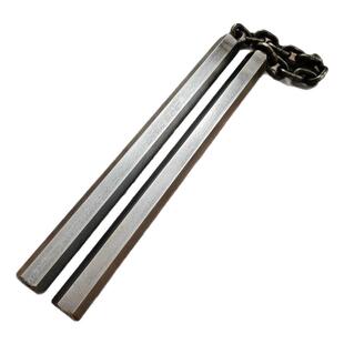 实心纯钢双节棍便携实战防身二节棍车载破窗防身两节棍大威力重棍