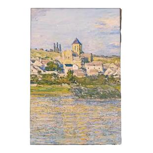 莫奈梵高大幅落地画世界名画装饰画日出印象玄关挂画走廊风景油画