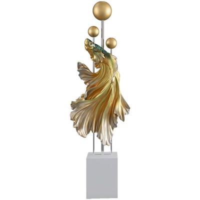 韵灿超大尺寸年年有鱼落地摆件