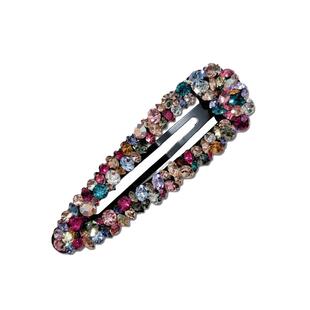 2026新款高端发夹奥登水钻前额发卡BB夹边夹刘海碎发夹子侧边头饰