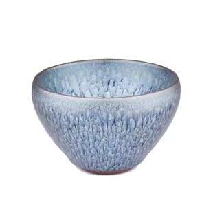 曾小辉建盏茶杯主人杯百花盏茶盏单杯名家手工铁胎建窑钵斗笠盏杯