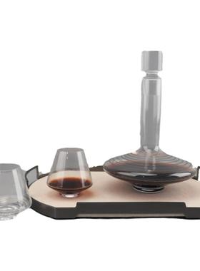 简约高档透明玻璃红酒醒酒器摆件
