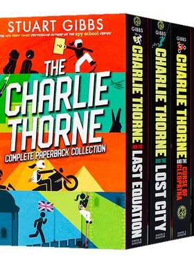 查理索恩盒装1-4册全套 英文原版 The Charlie Thorne Complete Paperback Collection 锻炼逻辑思维观察力 Stuart Gibbs 平装