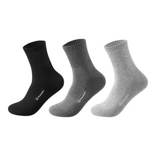 【发热毛圈袜】全棉时代男女士抗菌保暖中长筒袜子宽口袜吸湿秋冬