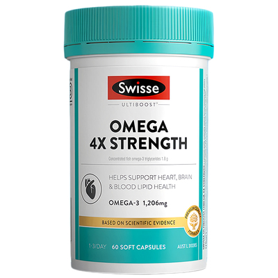 swisse深海鱼油眼脑黄金4倍浓缩