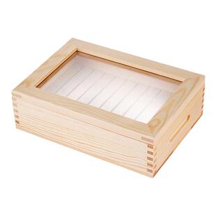 日式木盒带盖烧鸟板前刺身木盒鱼盒烤肉木盒食材展示盒沙比利宝盒