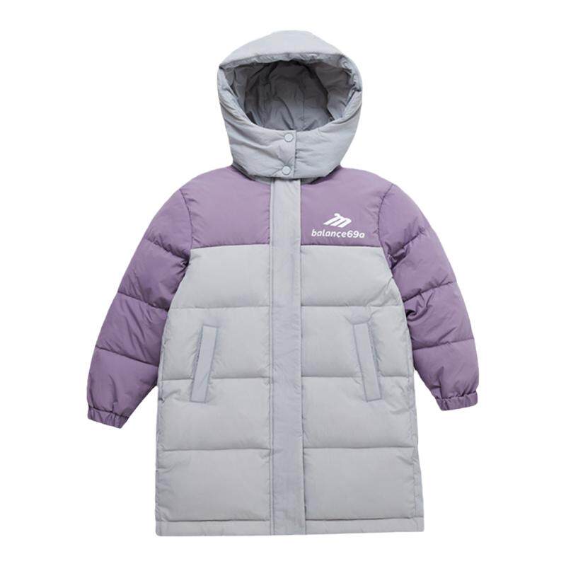 正品巴拉品女童羽绒服中长款加厚